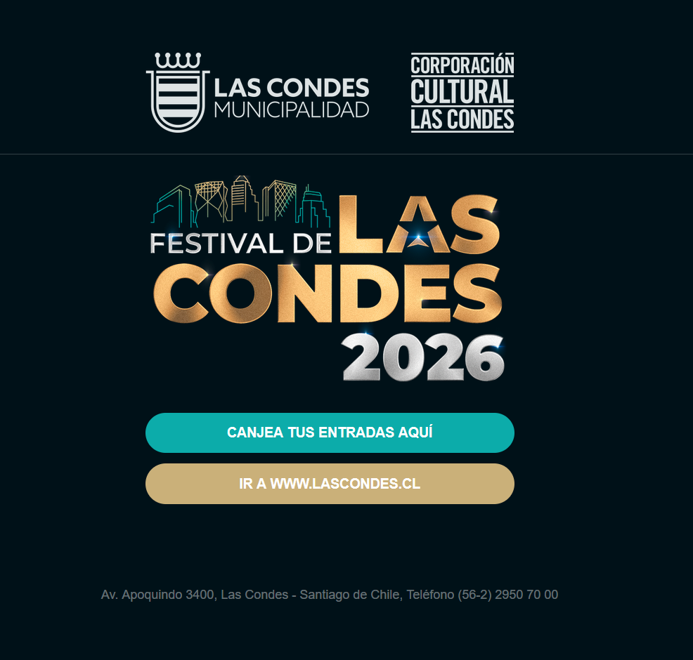 Festival de Las Condes 2026 - Evento Cultural